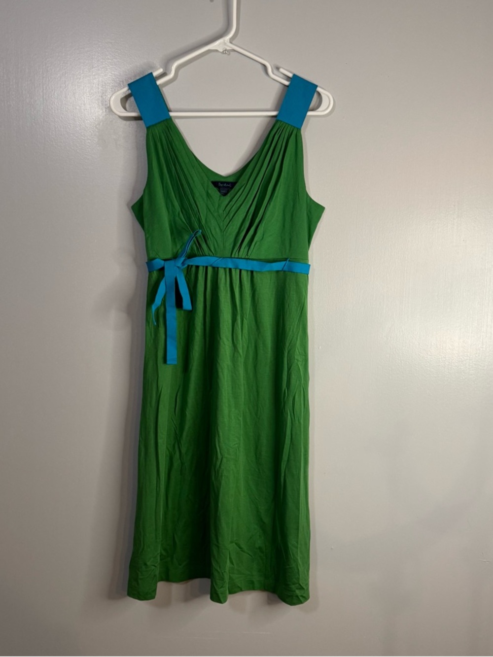 Boden Green Sleeveless Summer Dress Size 10 - Picture 10 of 10